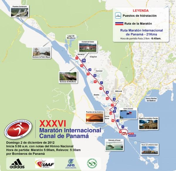 Ruta Maratón Internacional Canal de Panamá