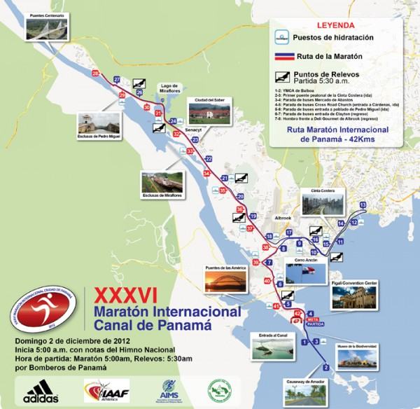 Ruta 42K Maratón Internacional Canal de Panamá