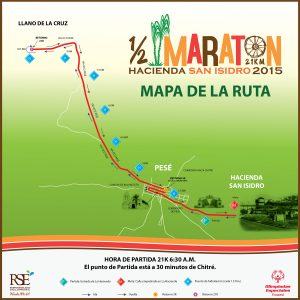 Mapa 1/2 Maratón San Isidro