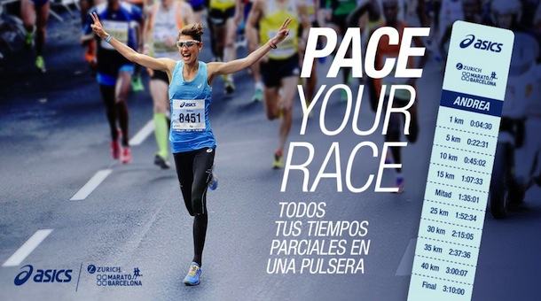 ASICS ofrece Pace Your Race en la Marató de Barcelona (Esp)