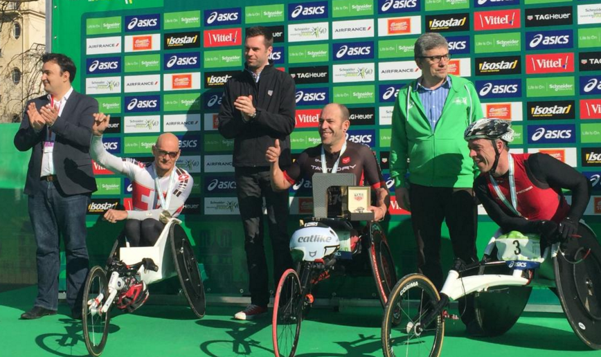 maratón paris 2016 sillas de ruedas