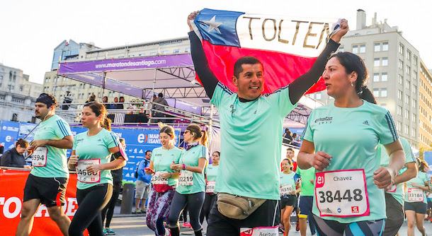 Quedan sólo 5.000 cupos para el Maratón de Santiago 2018