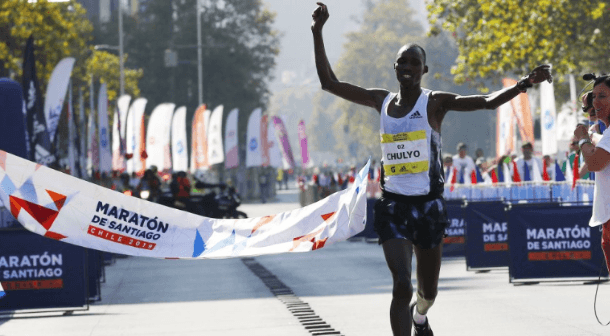 Jacob Kibet y Gladys Yepkemoi  triunfadores en Maratón de Santiago de Chile 2019