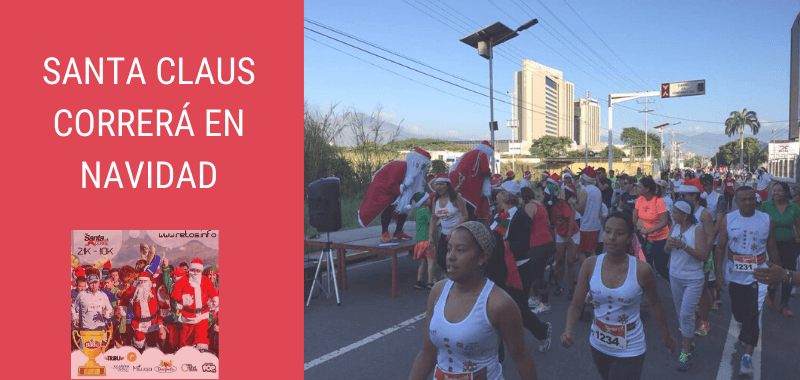 Santa Claus correrá Media Maratón en Navidad