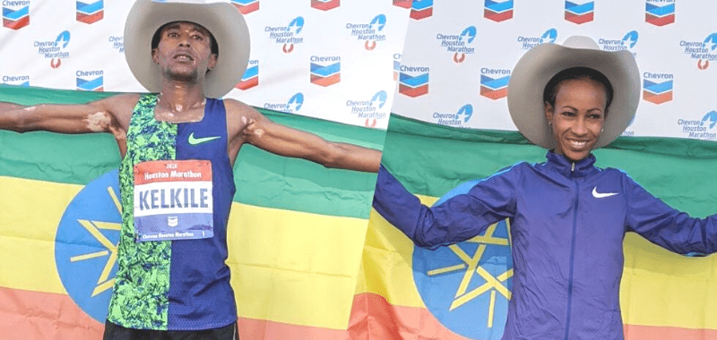 Etiopía se lleva el triunfo en el Maratón de Houston 2020