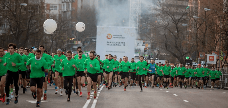 40 mil deportistas despidieron el 2019 corriendo en la San Silvestre Vallecana (ESP)