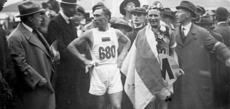 Hace un siglo un suramericano participó  por primera vez en el maratón olímpico