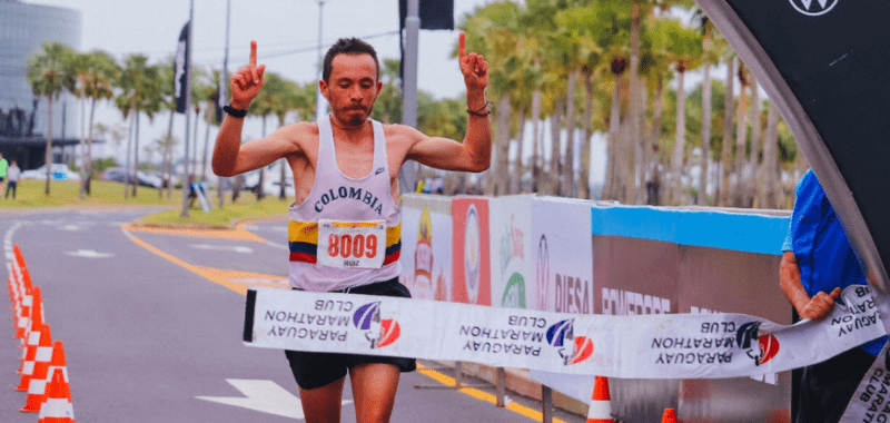 El maratonista colombiano se impuso en el Campeonato Suramericano 2021