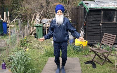 El curioso participante del Maratón de Londres ‘Skipping Sikh’